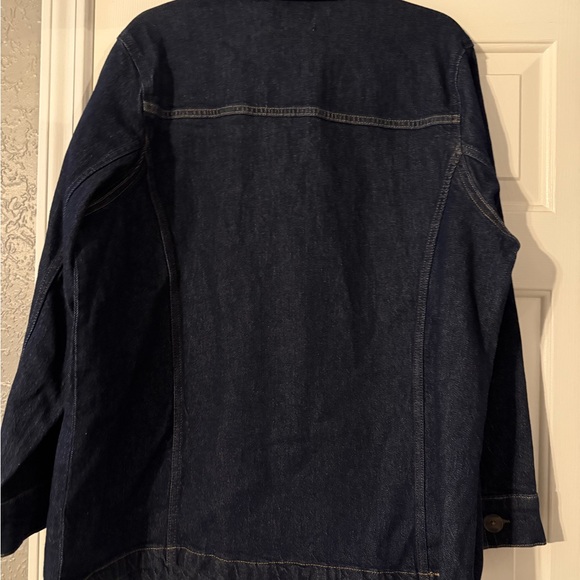 Heavy Denim Button-Up Jacket - Picture 4 of 5